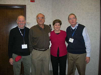 Trenchless Technology publisher Bernie Krzys, course co-director Levent Ozdemir, Melody Francisco of the Colorado School of Mines’ Office of Special Programs and Continuing Education and course co-director Tim Coss.